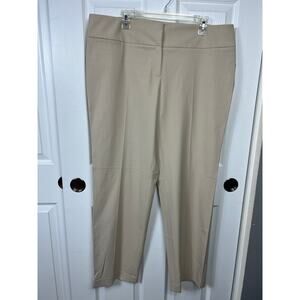 NWT Womyn Beige Pant Slacks Size 16